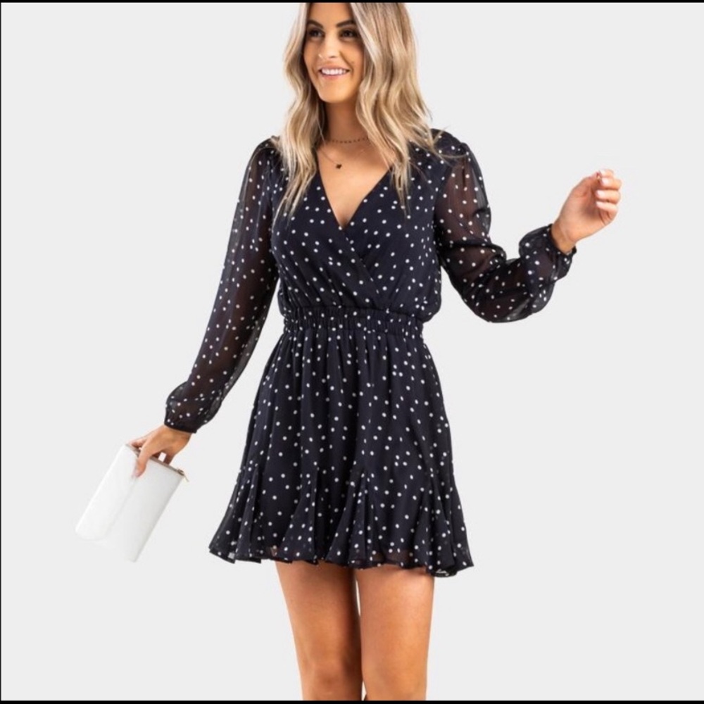 COPY - Francesca Polka Dot Dress